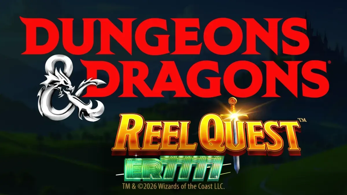 Pemandangan kastil fantasi dalam permainan slot Dungeons & Dragons Reel Quest